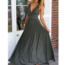 Charger l'image dans la galerie, Sexy Women Multiway Wrap Convertible Boho Maxi Club Red Dress Bandage Long Dress Party Bridesmaids Infinity Robe Longue Femme