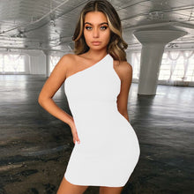 Charger l'image dans la galerie, CDJLFH Womens Dresses New Arrival 2019 Sleeveless Bodycon Backless Solid Color Dress Loose Slim Commuter Casual Strapless Dress