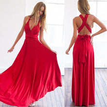 Charger l'image dans la galerie, Sexy Women Multiway Wrap Convertible Boho Maxi Club Red Dress Bandage Long Dress Party Bridesmaids Infinity Robe Longue Femme
